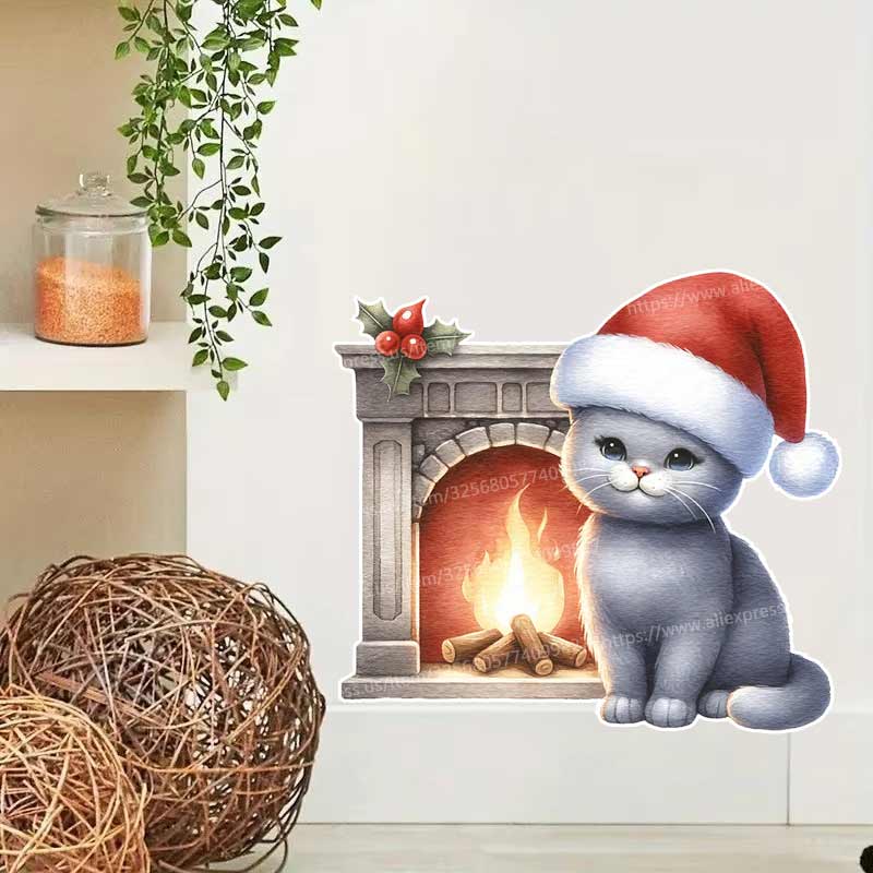 Pegatina de pared de gato de N - Home Bathroom Tiles Design reseña y precio