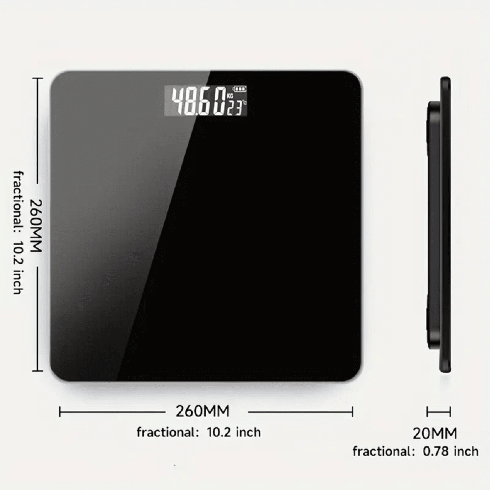 Báscula Digital para Baño, Pla - Home Bathroom Glass reseña y precio