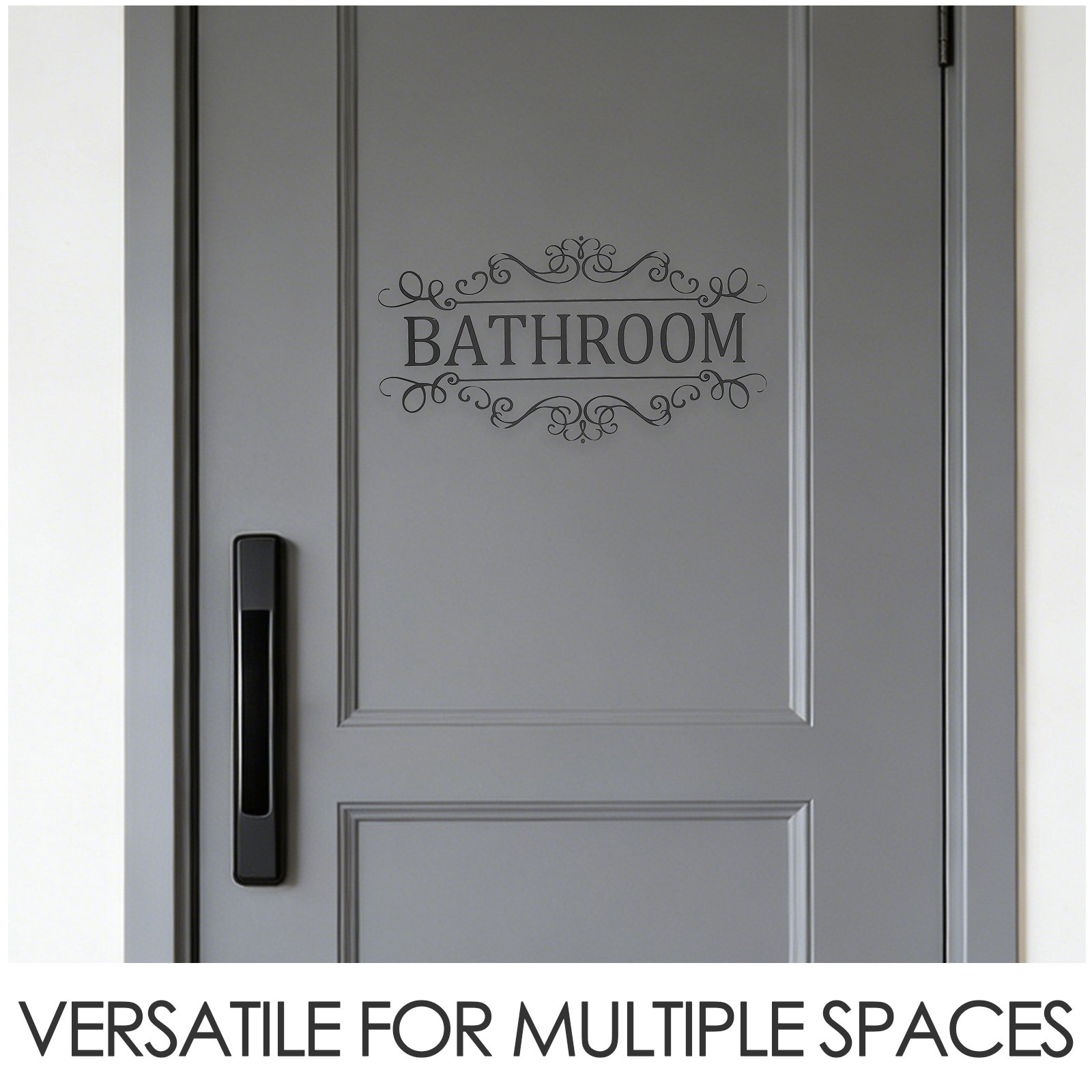 6 Etiquetas Adhesivas Rectangu - Home Bathroom Door Signs reseña y precio