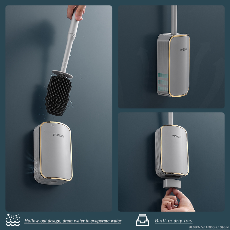 MENGNI-escobilla de baño de lu - Toilet Brush Holder reseña y precio