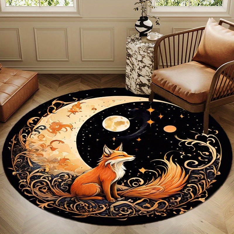 Alfombra redonda con diseño de - Home Bathroom Trends reseña y precio