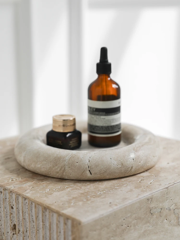 Bandeja de Servir de Travertin - Home Bathroom Trends reseña y precio