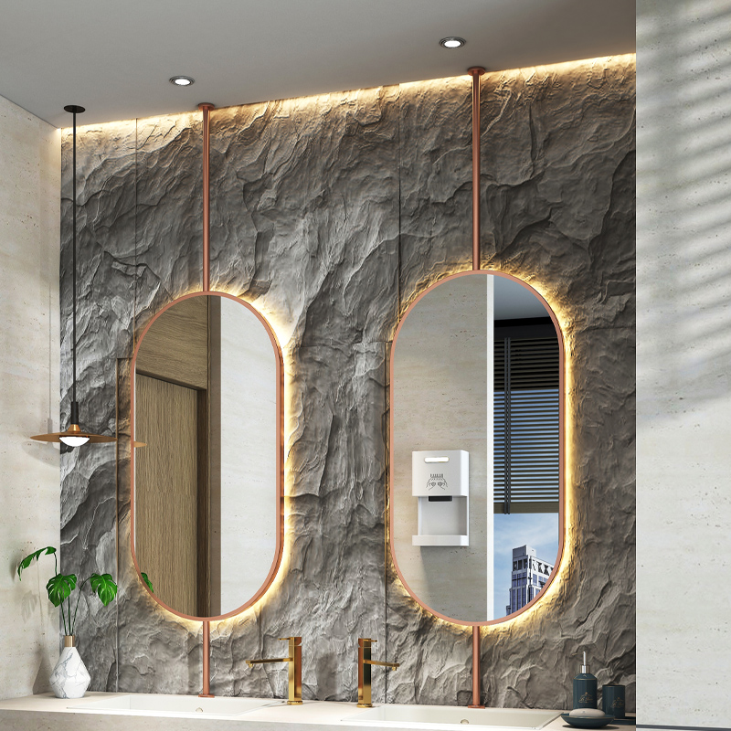 Espejo Ovalado Colgante de Tec - Home Bathroom Glass reseña y precio