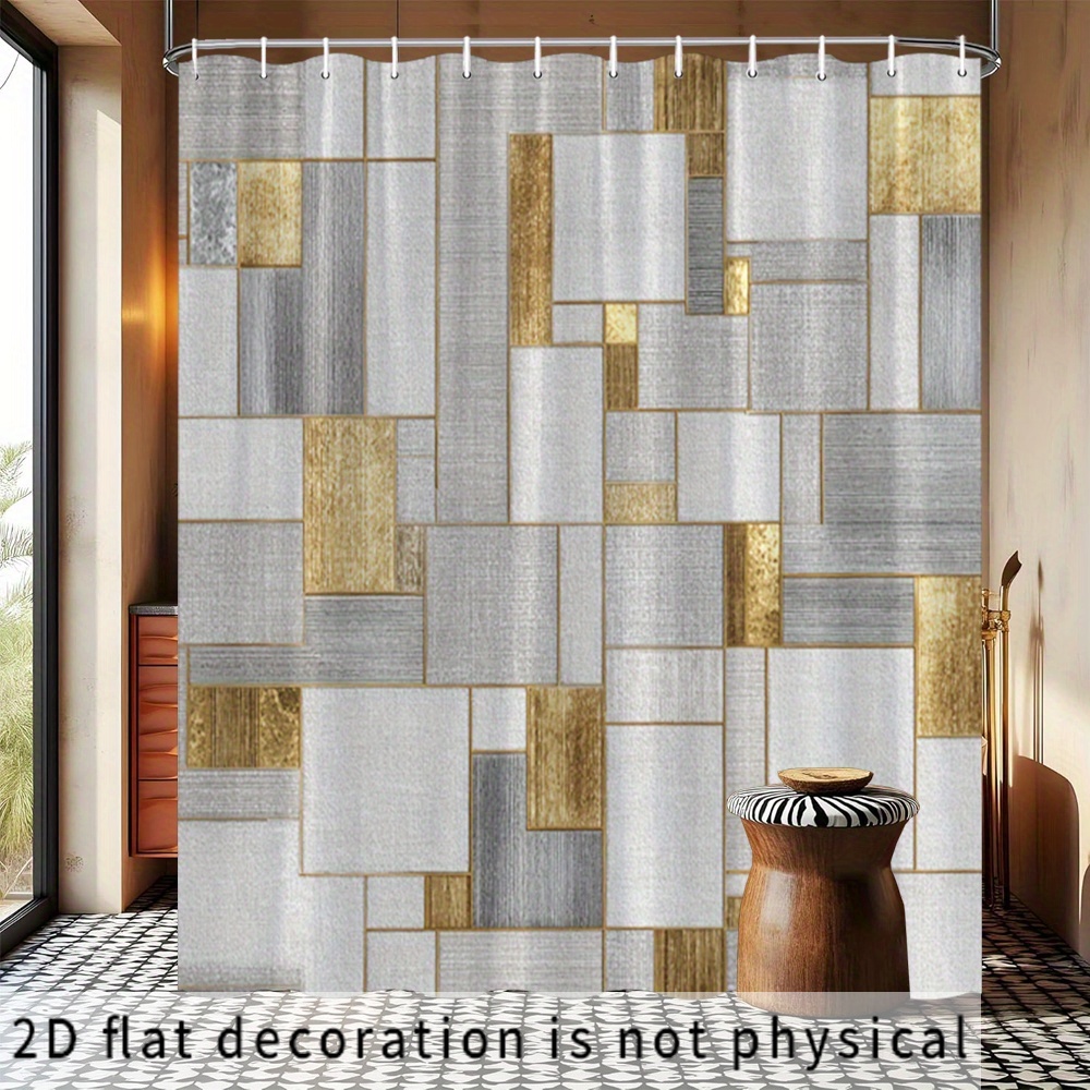 Cortina de Ducha Impermeable c - Home Bathroom Tiles Design reseña y precio
