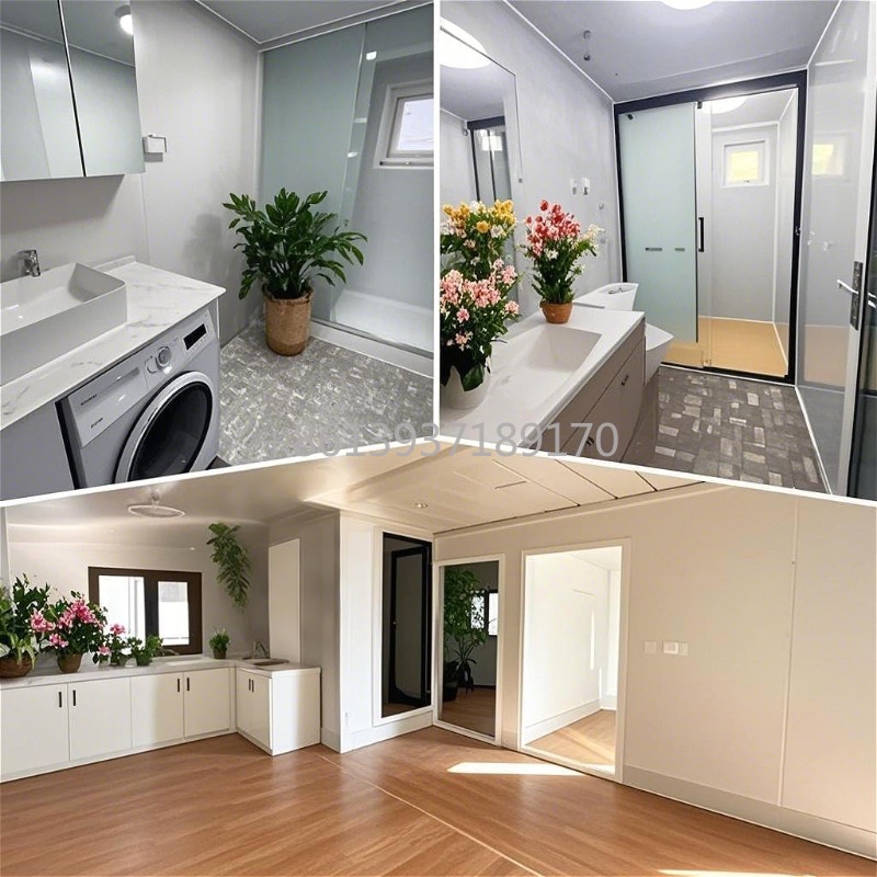 Casa pequeña prefabricada expa - Tiny Home Bathroom Kitchen reseña y precio